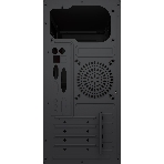Компьютерный корпус с блоком питания Foxline 450Вт./Case Forza mATX, 450W, 2xUSB 2.0+2xUSB 3.0, Black, w/o FAN, 8 см fan PSU, power cord