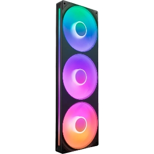 Вентилятор для корпуса Case Cooler NZXT F360 RGb Core (120x120x25мм, 4-pin PWM, RGb, 75.12CFM, 30dBA, 2400RPM, Black, Single-Frame RGb Fan Unit)