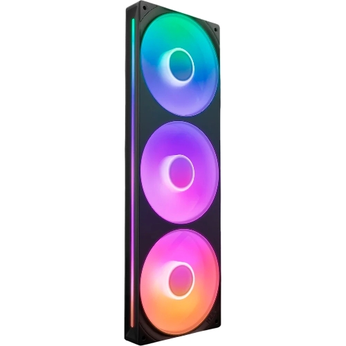 Вентилятор для корпуса Case Cooler NZXT F360 RGb Core (120x120x25мм, 4-pin PWM, RGb, 75.12CFM, 30dBA, 2400RPM, Black, Single-Frame RGb Fan Unit)