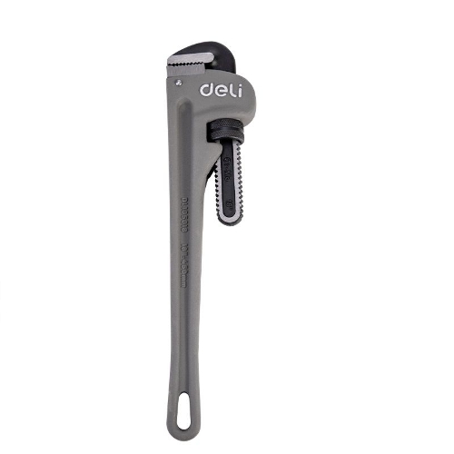 Трубный ключ Стиллсона облегченный Deli DL105018 405мм, максимальное открытие 60мм, Cr-Mo + алюминиевый сплав