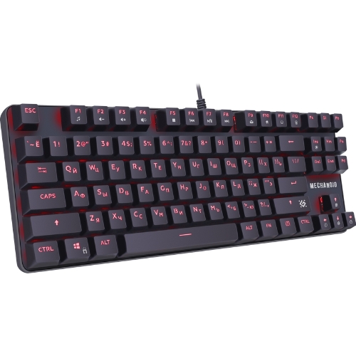 Клавиатура проводная Defender MECHANICAL MECHANOID GK-581 RU BLK