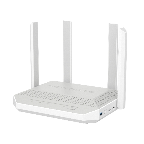 Гигабитный интернет-центр Netcraze Hopper 4G+ (NC-2312) с модемом 4G+, двумя слотами для SIM-карт, Mesh Wi-Fi 6 AX3000, 5-портовым Smart-коммутатором и многофункциональным портом USB 3.0
