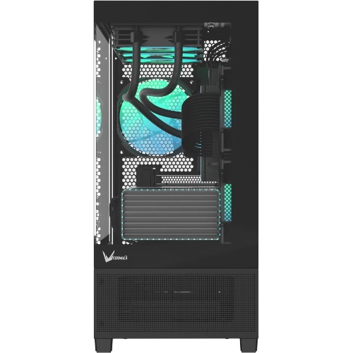 Компьютерный корпус AeroCool/Formula V Line Crystal E1M Black, MATX, USB3.0*2, Switch Display Panel