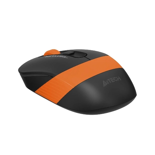 Мышь беспроводная A4Tech Fstyler FG10 черный/оранжевый, 2000 dpi, радиоканал, USB, кнопки - 4