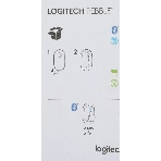 Мышь беспроводная Logitech Pebble M350 белый, 1000 dpi, радиоканал, Bluetooth, USB, кнопки - 3