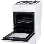Плита газовая Hansa FCGW510029A белый, конфорок 4 газовых, духовка 53 л, 50 см x 85 см x 57 см