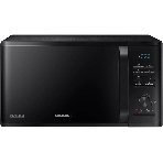 Микроволновая печь Samsung MG23K3515AK/BW черный, 23 л, 800 Вт, переключатели - кнопки, поворотный механизм