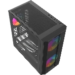 Корпус SAMA S30, Mini-Tower, чёрный, 2 x 140 мм, 1 x 120 мм