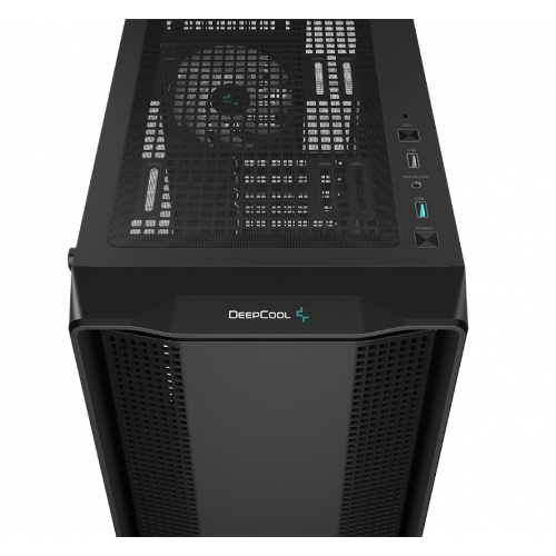 Компьютерный корпус Deepcool CC560 V2 черный без БП ATX 4x120мм 1xUSB 2.0 1xUSB 3.0 audio bott PSU
