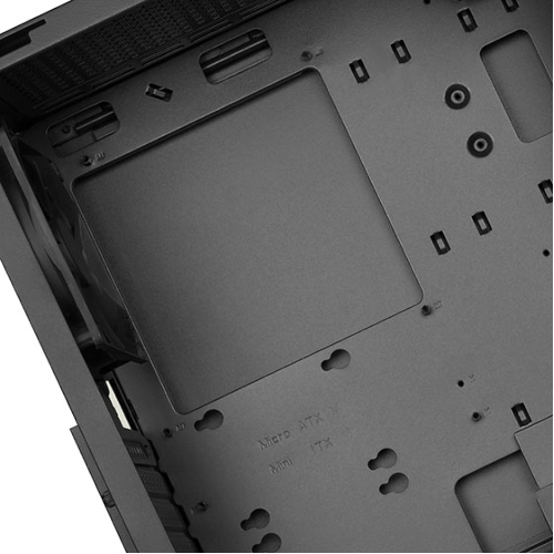 Компьютерный корпус Silverstone SST-PS15B-PRO Precision Mini Tower Micro ATX Computer Case, tempered glass, 2x 120мм ARGb, 1x ARGb Controller, black