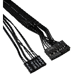 Компьютерный корпус Miditower ExeGate XP-332-UNS450 (ATX, БП UNS450 с вент. 12см, 2хUSB, аудио, черный)