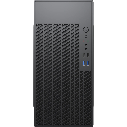 Компьютерный корпус с блоком питания Foxline 450Вт./Case Forza mATX, 450W, 2xUSB 2.0+2xUSB 3.0, Black, w/o FAN, 8 см fan PSU, power cord