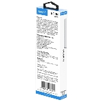 Кабель Maxvi MC-19M black, USB-A - microUSB, 2.4A, LED ток макс. нагрузки 2.4А, макс. напряжение 5V; стандарт USB 2.0; длина кабеля 1.5м, нейлоновая оплетка, металлические корпуса разъемов,LED подсветка, цвет: черный