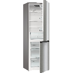 Холодильник Gorenje NRKE62XL серебристый металлик двухкамерный 203/99л морозилка снизу, No Frost