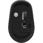 Мышь беспроводная Defender Auris MB-027 черный, 1600 dpi, радиоканал, USB, кнопки - 4