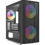 Корпус SAMA S30, Mini-Tower, чёрный, 2 x 140 мм, 1 x 120 мм