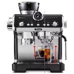 Кофеварка рожковая DELONGHI EC9555 ВК черный, исп. кофе - молотый/зерновой, 2 л, 1550 Вт, 19 Бар