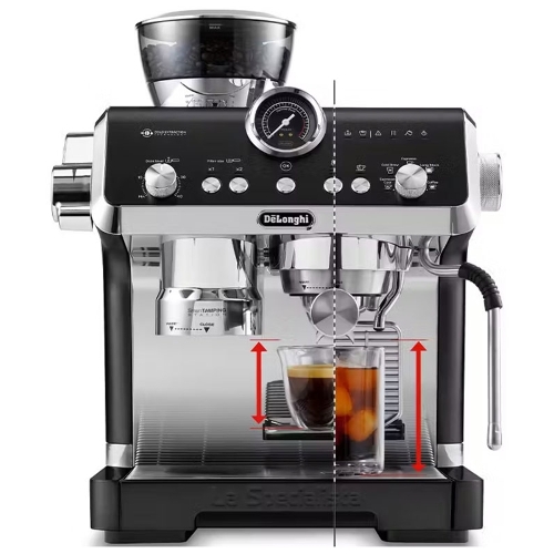 Кофеварка рожковая DELONGHI EC9555 ВК черный, исп. кофе - молотый/зерновой, 2 л, 1550 Вт, 19 Бар