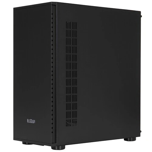 Компьютерный корпус PCCooler IE200 BK, Tempered Glass Full Tower, черный, TG, SPCC, 1x120мм ARGb E-ATX, ATX, mATX, mITX 180/380/220мм 4x2.5