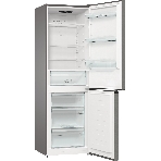 Холодильник Gorenje NRKE62XL серебристый металлик двухкамерный 203/99л морозилка снизу, No Frost