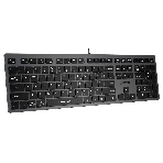 Клавиатура проводная A4Tech Fstyler FX50, USB, серый