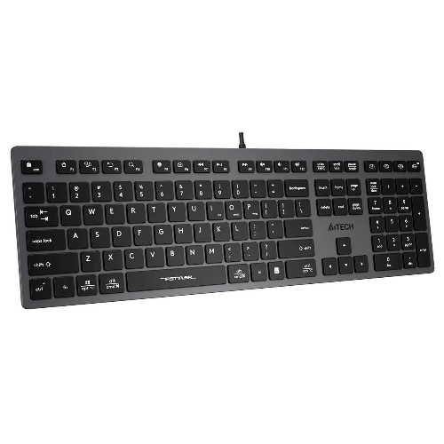 Клавиатура проводная A4Tech Fstyler FX50, USB, серый