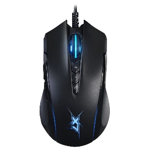 Мышь проводная A4Tech X89 черный, 2400 dpi, USB, кнопки - 8