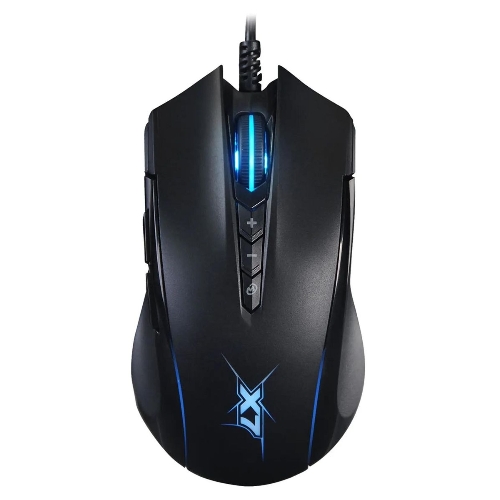 Мышь проводная A4Tech X89 черный, 2400 dpi, USB, кнопки - 8