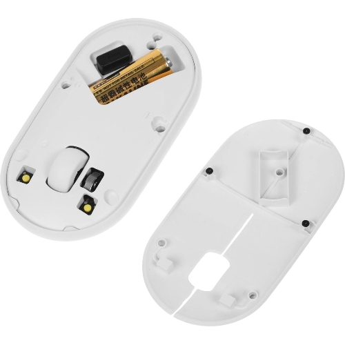 Мышь беспроводная Logitech Pebble M350 белый, 1000 dpi, радиоканал, Bluetooth, USB, кнопки - 3