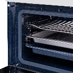 Духовой Шкаф электрический с паром Maunfeld MCMO5016STGW, 50л, дверца с 2 стеклами, белый
