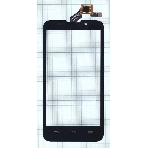 Сенсорное стекло (тачскрин) для ZTE Majesty Z796C, черное