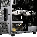 Компьютерный корпус Silverstone SST-PS15B-PRO Precision Mini Tower Micro ATX Computer Case, tempered glass, 2x 120мм ARGb, 1x ARGb Controller, black