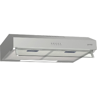 Вытяжка подвесная Gorenje WHU629EX/M нержавеющая сталь, 60 см, 249 м/ч, 67 дБ