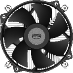 Устройство охлаждения (кулер) PcCooler R95S-I Soc-1200/1700/1851 4-pin 31.1dB Al 95W 360gr Ret (R95S-XXNIXX-CL)