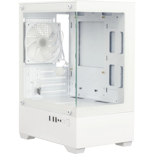 Компьютерный корпус Accord ACC-ZCU2W белый без БП mATX 1x120мм 1xUSB 3.0 1xUSB3.1 audio