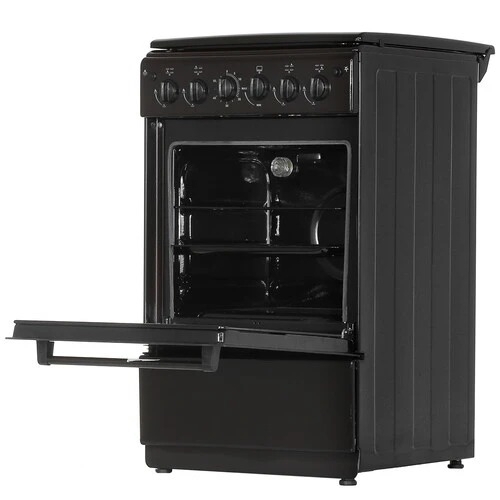 Плита газовая Cezaris ПГ 2150-11 коричневый, конфорок 4 шт, духовка 43 л, 51 см x 85 см x 55 см