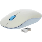 Мышь беспроводная Acer OMR205 белый/голубой, 1200 dpi, радиоканал, USB, кнопки - 3