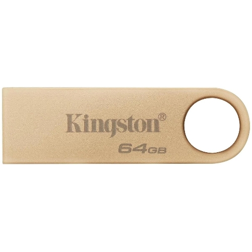 Флешка USB Kingston DataTraveler SE9 G3 (DTSE9G3/64Gb), 64Gb, USB 3.2 Gen 1, R/W 220/100, золотистый