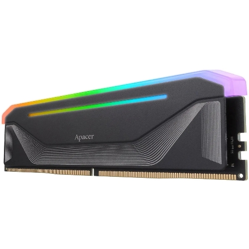 Оперативная память Apacer Nox, DDR5, 16Gb (1x16 Gb), 5200 MHz, CL40, DIMM, радиатор, RGb, черный