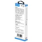 Кабель Maxvi MC-19M blue, USB-A - microUSB, 2.4A, LED ток макс. нагрузки 2.4А, макс. напряжение 5V; стандарт USB 2.0; длина кабеля 1.5м, нейлоновая оплетка, металлические корпуса разъемов, LED подсветка, цвет: синий