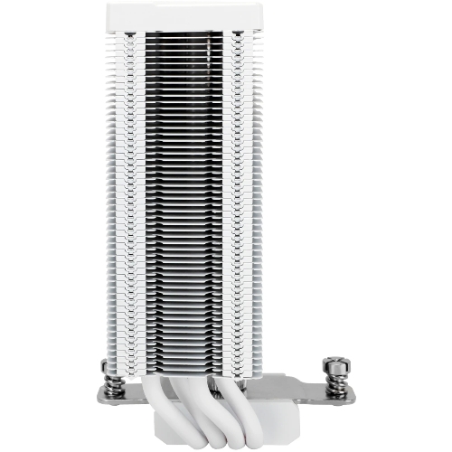 Кулер для процессора Thermalright Assassin Spirit 120 Vision ARGB White (4-pin PWM, LED temp., 154mm, Al/Cu, 4x6mm, ARGB, 1x120mm, 66.17CFM, 25.6dBA, 1500RPM, S: 1851/1700/1200/115X, AM5/AM4, white)