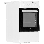 Плита электрическая Beko FFSS57000W белый, конфорок 4 электрических, духовка 60 л, 50 см x 85 см x 60 см