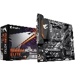 Материнская плата Gigabyte B550M AORUS ELITE, AM4, AMD B550, 4xDDR4, 4xSATA, 2xM.2, 2xPCIe x16, HDMI, DVI, 1xGb LAN, 8xUSB, 3x3.5 мм, 7.1, microATX