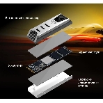 Накопитель SSD Patriot PV553, 4Tb, PCIe 5.0 x4, M.2 2280, NVMe, R/W 12400/11800, с активным охлаждением