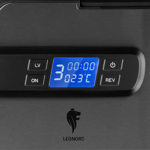 Мясорубка электрическая LEONORD LE-17706 черный, 2600 Вт, 2.0 кг/мин, реверс, металлический лоток, насадки - 5