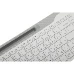 Комплект клавиатура+мышь A4Tech FStyler FB2535C беспроводной, USB + Bluetooth, 2000 DPI, белый