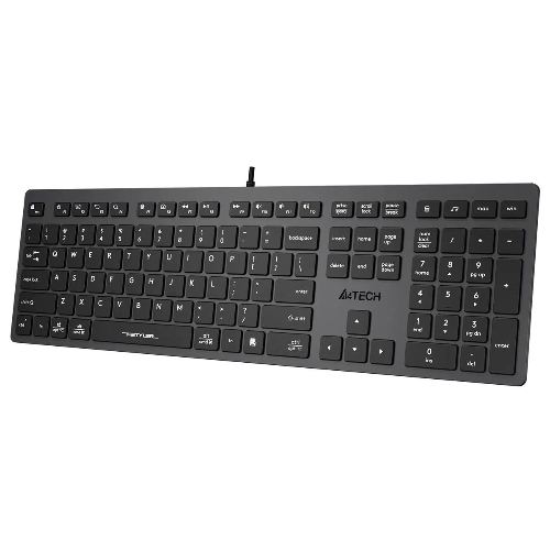 Клавиатура проводная A4Tech Fstyler FX50, USB, серый