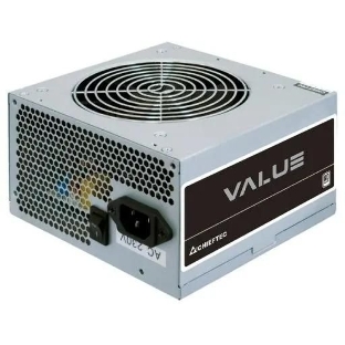 Блок питания Chieftec APB-600B8, 600Вт, 80 PLUS WHITE, 120мм, серый