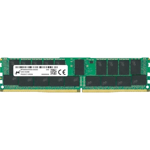 Оперативная память 32GB Micron DDR4 3200 RDIMM Server Memory MTA36ASF4G72PZ-3G2 ECC, Reg, CL22, 1.2V, 2GBx4, RTL