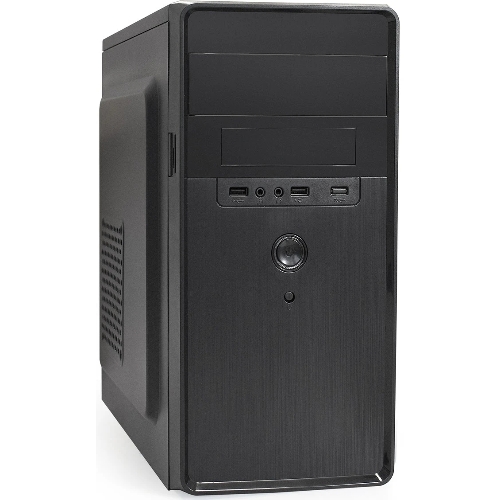 Компьютерный корпус Minitower ExeGate BA-309-UNS450 (mATX, БП UNS450 с вент. 12см, 2*USB, HD аудио, черный)